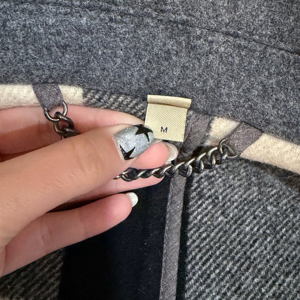 Burberry Charcoal Toggle Pea Coat - Picture 5 of 6